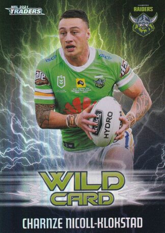 2021 NRL Traders Wildcards - WC05 Charnze Nicoll-Klokstad Canberra Raiders