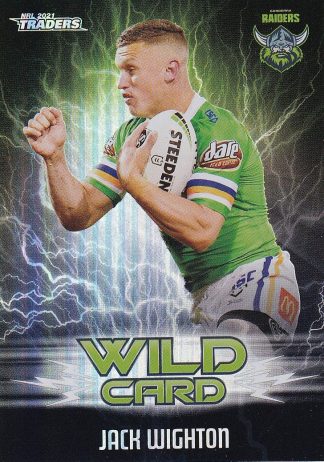 2021 NRL Traders Wildcards - WC06 Jack Wighton Canberra Raiders