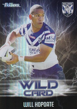 2021 NRL Traders Wildcards - WC08 Will Hopoate Canterbury Bulldogs