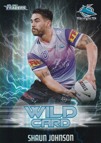 2021 NRL Traders Wildcards - WC11 Shaun Johnson Cronulla Sharks