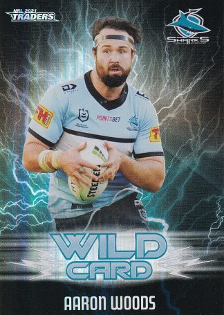 2021 NRL Traders Wildcards - WC12 Aaron Woods Cronulla Sharks