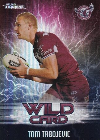 2021 NRL Traders Wildcards - WC18 Tom Trbojevic Manly Sea Eagles