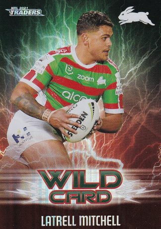 2021 NRL Traders Wildcards - WC34 Latrell Mitchell South Sydney Rabbitohs
