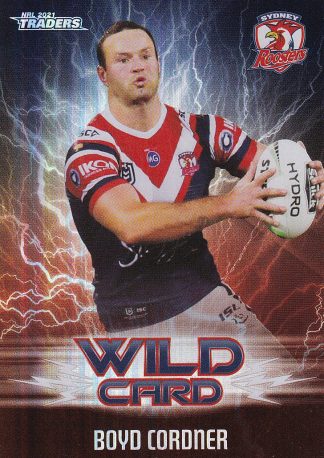 2021 NRL Traders Wildcards - WC40 Boyd Cordner Sydney Roosters