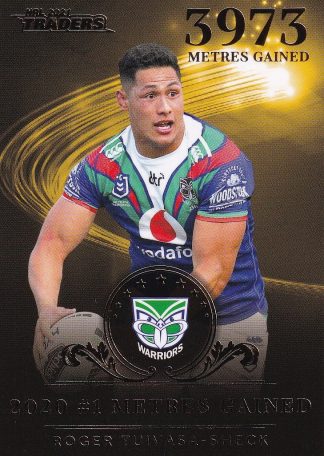 2021 NRL Traders League Leader Gold - LLG1 Roger Tuivasa-Sheck Warriors
