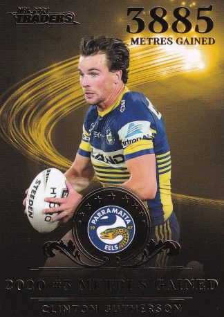 2021 NRL Traders League Leader Gold - LLG3 Clinton Gutherson Parramatta Eels