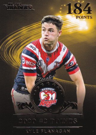 2021 NRL Traders League Leader Gold - LLG8 Kyle Flanagan Sydney Roosters