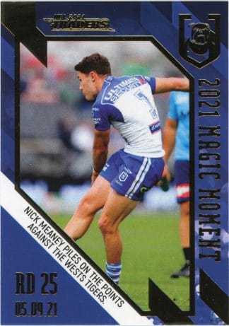 2021 NRL Traders Magic Moment - GPP03 Nick Meaney Canterbury Bulldogs
