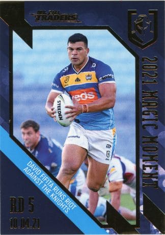 2021 NRL Traders Magic Moment - GPP05 David Fifita Gold Coast Titans