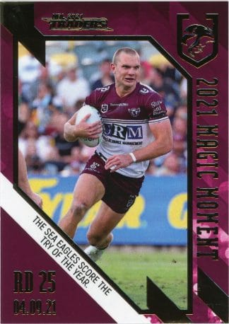 2021 NRL Traders Magic Moment - GPP06 Tom Trbojevic Manly Sea Eagles