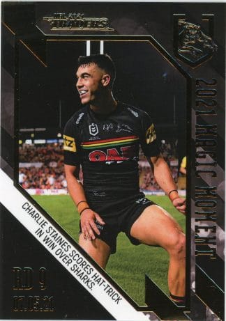 2021 NRL Traders Magic Moment - GPP11 Charlie Staines Penrith Panthers