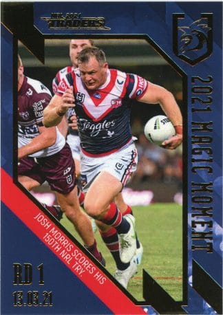 2021 NRL Traders Magic Moment - GPP14 Josh Morris Sydney Roosters