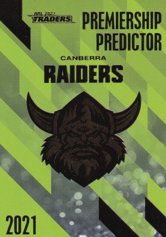 2021 NRL Traders Premiership Predictor - PP02 Canberra Raiders