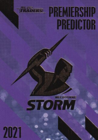 2021 NRL Traders Premiership Predictor - PP07 Melbourne Storm