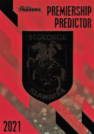 2021 NRL Traders Premiership Predictor - PP13 St George Dragons