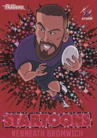 2021 NRL Traders Red Startoons - STR08 Kenneath Bromwich Melbourne Storm