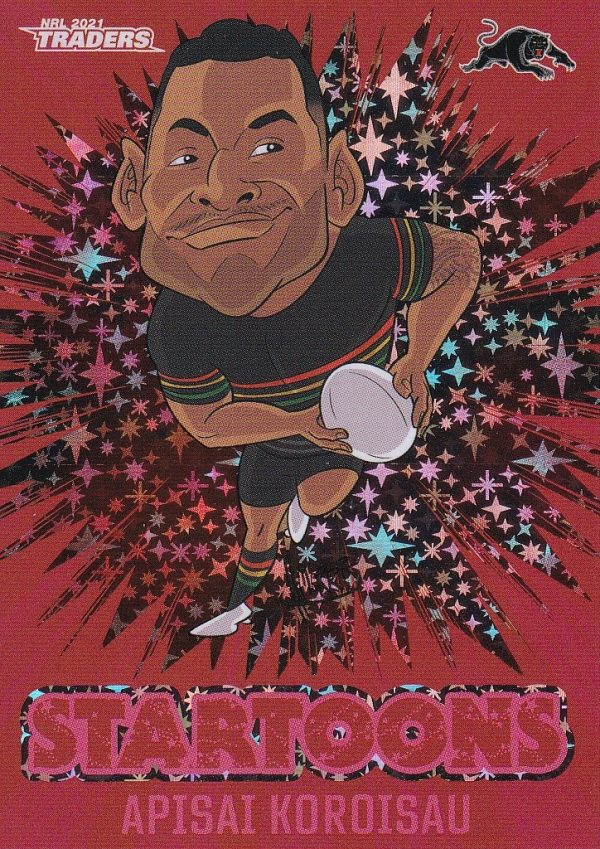 2021 NRL Traders Red Startoons - STR12 Apisai Koroisau Penrith Panthers