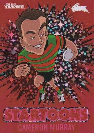 2021 NRL Traders Red Startoons - STR13 Cameron Murray South Sydney Rabbitohs