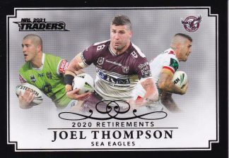 2021 NRL Traders Retirement Parallel - RP05 Joel Thompson Manly Sea Eagles