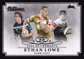 2021 NRL Traders Retirement Parallel - RP10 Ethan Lowe South Sydney Rabbitohs