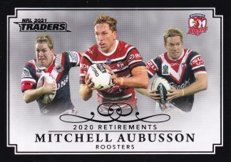 2021 NRL Traders Retirement Parallel - RP12 Mitchell Aubusson Sydney Roosters
