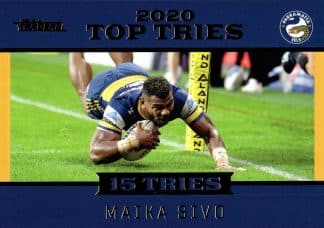 2021 NRL Traders Top Tries - TT10 Maika Sivo Parramatta Eels
