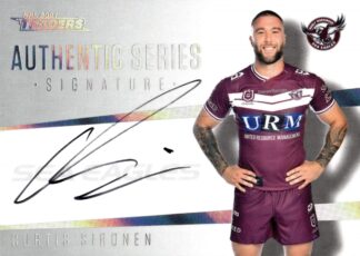 2021 NRL Traders Authentic Signature White - ASW06 Curtis Sironen Manly Sea Eagles