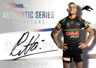 2021 NRL Traders Authentic Signature White - ASW11 Stephen Crichton Penrith Panthers
