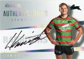 2021 NRL Traders Authentic Signature White - ASW12 Liam Knight South Sydney Rabbitohs