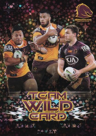 2021 NRL Traders Team Wildcard Parallel - WCGP01 Brisbane Broncos