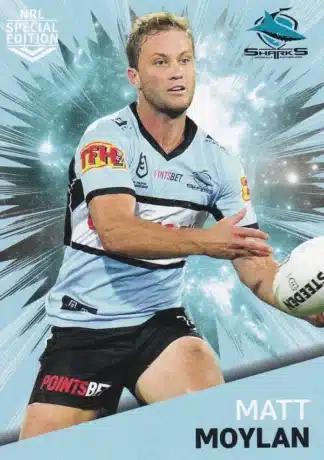 2021 NRL Rivalry Common Card - Base 11 Matt Moylan Cronulla Sharks