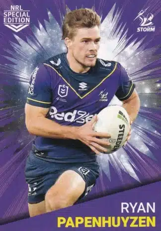 2021 NRL Rivalry Common Card - Base 21 Ryan Papenhuyzen Melbourne Storm