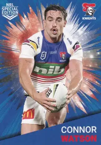 2021 NRL Rivalry Common Card - Base 24 Connor Watson Newcastle Knights