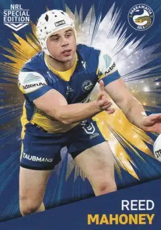 2021 NRL Rivalry Common Card - Base 30 Reed Mahoney Parramatta Eels