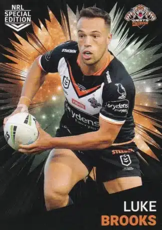 2021 NRL Rivalry Common Card - Base 46 Luke Brooks Wests Tigers