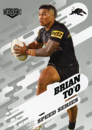 2022 NRL Elite Speed Series Album Card - SSA11 Brian To'o Penrith Panthers