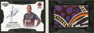 2022 NRL Elite Indigenous All-Star Booklet - ASB4 Josh Kerr