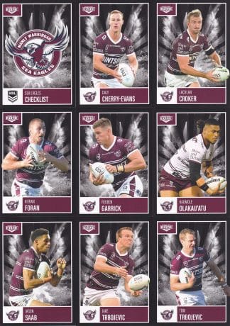 2022 NRL Elite Base Team Set - Manly Sea Eagles