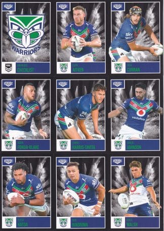 2022 NRL Elite Base Team Set - Warriors