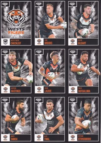 2022 NRL Elite Base Team Set - Wests Tigers