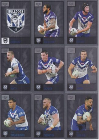 2022 NRL Elite Silver Special Team Set - Canterbury Bulldogs