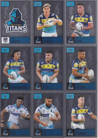 2022 NRL Elite Silver Special Team Set - Gold Coast Titans
