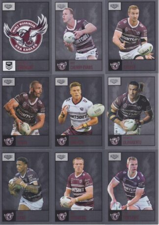 2022 NRL Elite Silver Special Team Set - Manly Sea Eagles