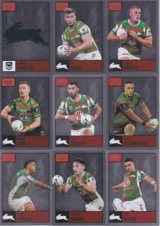 2022 NRL Elite Silver Special Team Set - South Sydney Rabbitohs