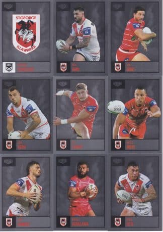 2022 NRL Elite Silver Special Team Set - St George Dragons