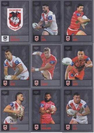 2022 NRL Elite Silver Special Team Set - St George Dragons