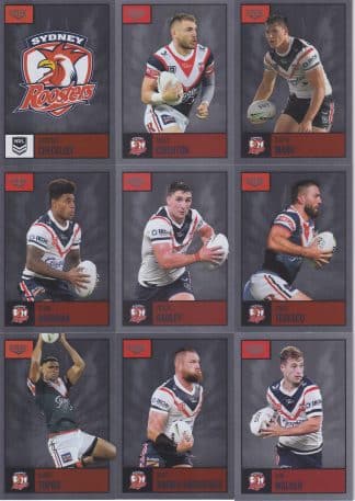 2022 NRL Elite Silver Special Team Set - Sydney Roosters