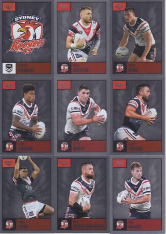 2022 NRL Elite Silver Special Team Set - Sydney Roosters