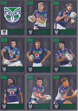 2022 NRL Elite Silver Special Team Set - Warriors