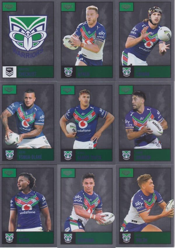 2022 NRL Elite Silver Special Team Set - Warriors